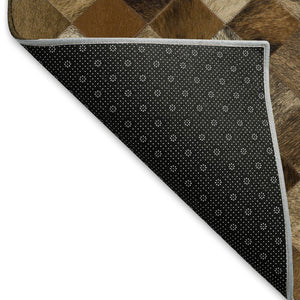 HomeRoots 9' X 12' Brown Beige Coffee Geometric Area Rug - Washable, Stain-Resistant, UV Protected, Durable Design 644657