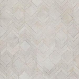 HomeRoots 9' X 12' Ivory and Gray Geometric Area Rug - Washable, UV-Protected, Stylish for High-Traffic Spaces 644681