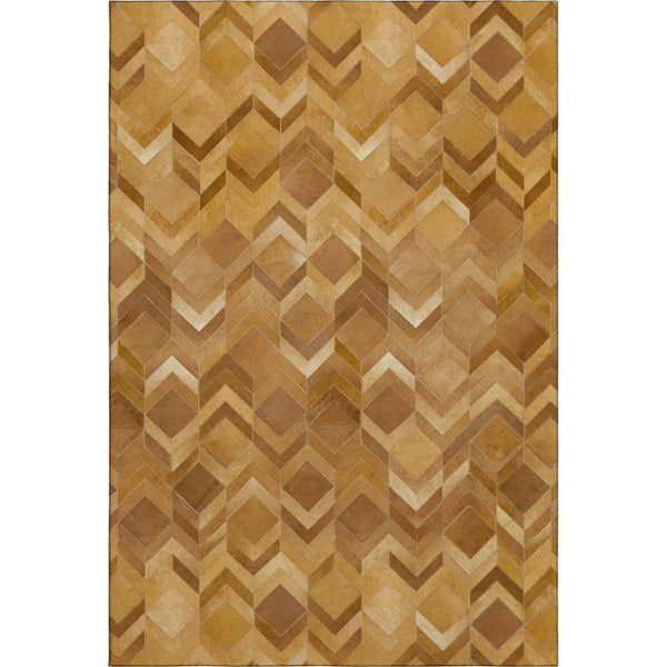 HomeRoots 10' X 14' Modern Geometric Area Rug - Washable, UV-Protected, Durable Design for High-Traffic Spaces 644694