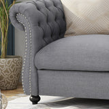 Christopher Knight Home® - Noble House - Somerville Traditional Chesterfield Loveseat Sofa