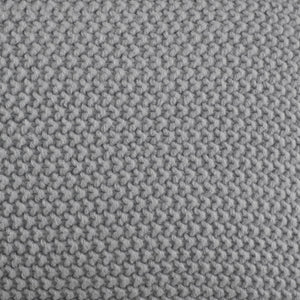JLA Home INK+IVY - Euro Plush Knit Pillow Cover — Ultra-Soft Acrylic Euro Size with Hidden Zipper, Machine Washable Cozy Texture Grey II30-1140