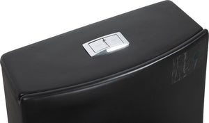 English Elm Toilet Tank Cover Matte Black Sculptural Replacement for Modern Minimalist Bathrooms W1920P309185