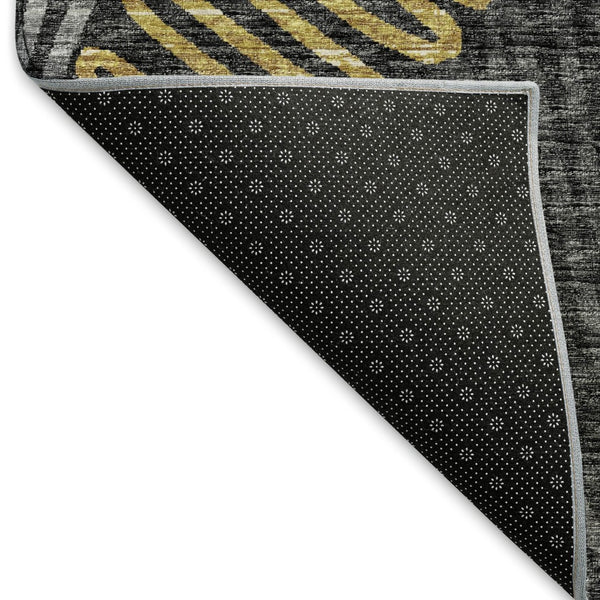 HomeRoots 10' X 14' Washable Area Rug with Botanical Leaves Design - Durable, UV-Protected & Easy Care! 645012