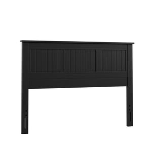 English Elm Wilton Window Pane Headboard - Sturdy Farmhouse Charm In Black For Queen Beds, Easy Installation B050P395280-GIGA