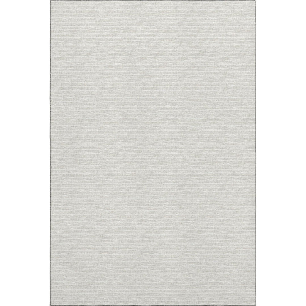 HomeRoots 9' X 12' Stylish Linen & Ivory Striped Area Rug – Washable, UV Protected, Perfect for High-Traffic Rooms 645186