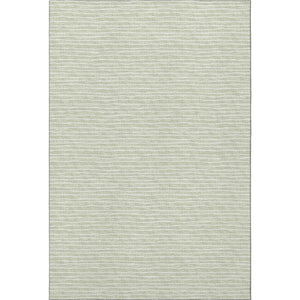 HomeRoots 10' Light Gray & Ivory Striped Washable Area Rug with UV Protection - Ideal for High-Traffic Spaces! 645211