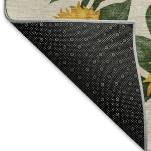 HomeRoots 9' X 12' Vibrant Geometric Area Rug with UV Protection - Washable, Durable, and Pet-Friendly Design 645570