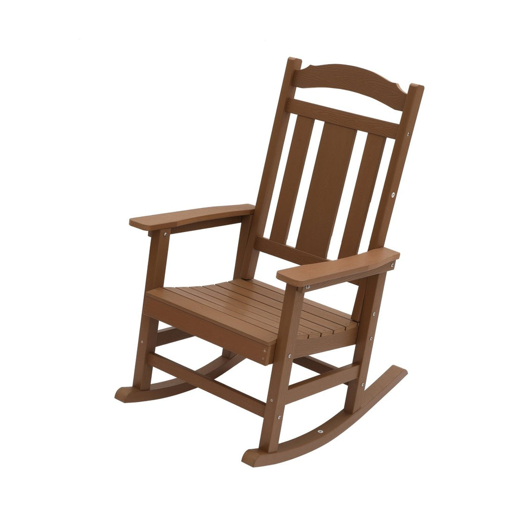 English Elm Folding Adirondack Chair Outdoor Hips Resin Weather Resistant Patio Deck Seating T3609P482831