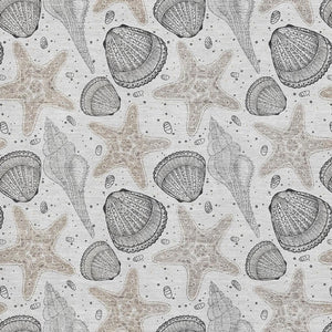 HomeRoots 8' X 10' Light Gray Charcoal Geometric Area Rug - Washable, UV Protected, Durable for Modern Homes 645778
