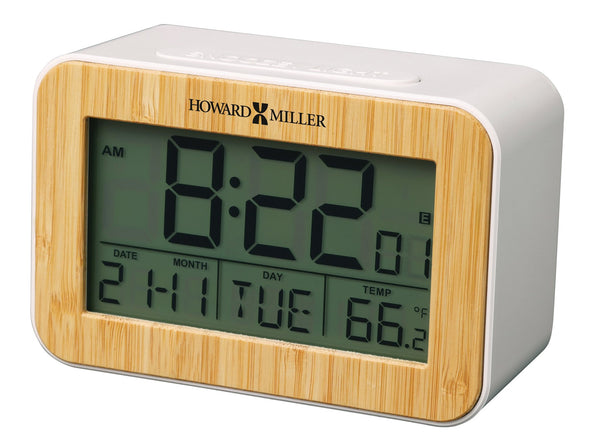 Hekman Furniture 645844 Bamboo Box Alarm Clock - Eco-friendly Design With Large Display And Snooze Functionality  Bamboo Box Alarm Clock 645844