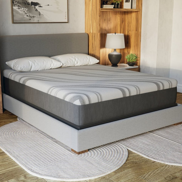 English Elm Diamond Gel Memory Foam Queen Mattress Cooling Support with Greenguard Gold Certification B051P191161