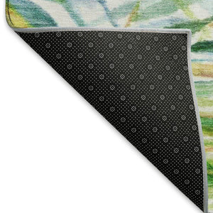 HomeRoots 10' X 14' Rainbow Geometric Area Rug - Washable, UV-Protected, Stain-Resistant for Busy Homes 646331