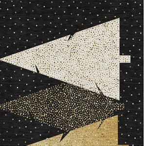 HomeRoots 10' Midnight Gold & Ivory Polka Dot Area Rug - Washable, UV Protected, Stain Resistant, Durable Style! 646469