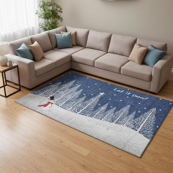HomeRoots 10' X 14' Colorful Botanical Area Rug - Washable, Stain Resistant, UV Protected for Stylish Spaces 646475
