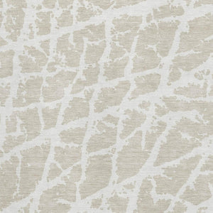 HomeRoots 8' X 10' Beige and Ivory Abstract Area Rug - Washable, UV Protected, Stylish for High-Traffic Spaces 646516