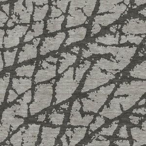 HomeRoots 5' X 8' Gray and Charcoal Abstract Area Rug - Soft, Washable, UV-Protected for Stylish High-Traffic Spaces 646544