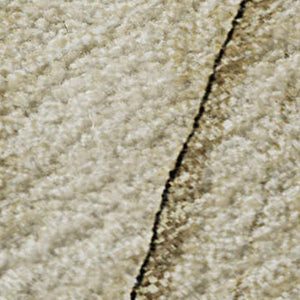 HomeRoots 8' X 10' Beige And Ivory Abstract Washable Area Rug - UV Protected, Durable, Modern Design for Homes 646606