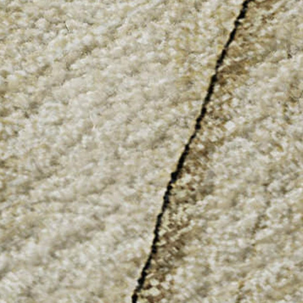HomeRoots 8' X 10' Beige And Ivory Abstract Washable Area Rug - UV Protected, Durable, Modern Design for Homes 646606