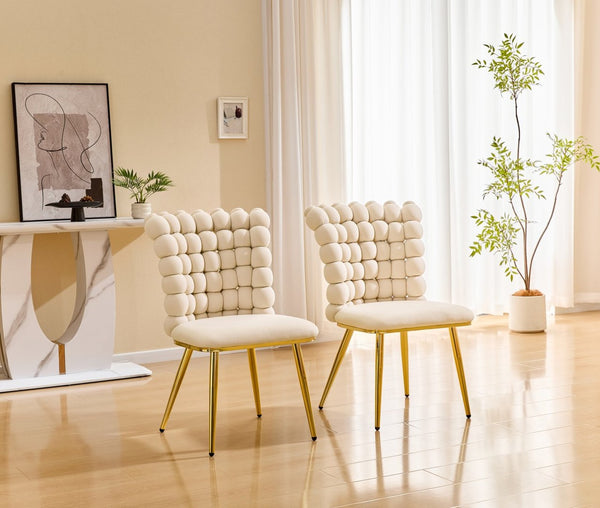English Elm Luxury Velvet Bubble Tufted Swivel Chair Gold Frame Glam Accent Seat W3875P457865