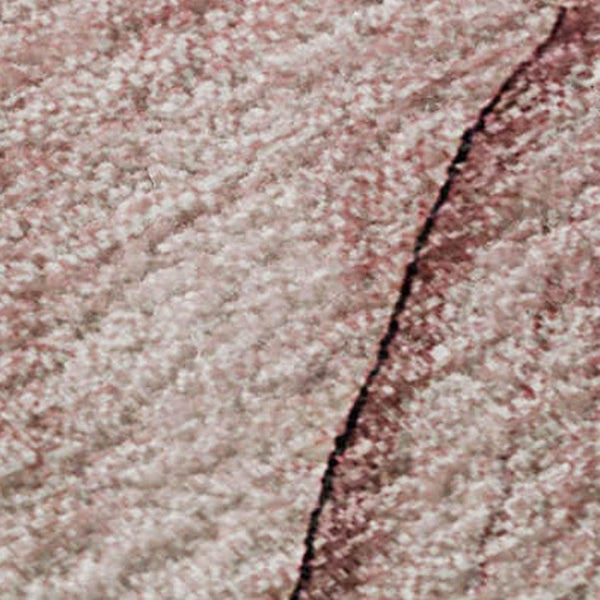 HomeRoots 10' Blush and Ivory Abstract Area Rug - Washable, UV Protected, Durable for High-Traffic Spaces 646620