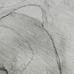 HomeRoots 8' X 10' Modern Gray & Charcoal Abstract Area Rug - Washable, UV Protected, Durable for High Traffic Areas 646624
