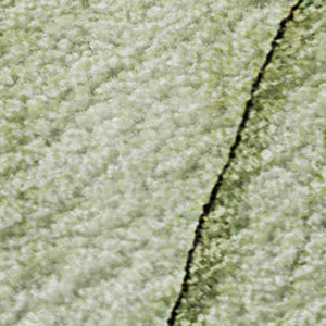 HomeRoots 5' X 8' Green And Ivory Abstract Area Rug - Washable, Stain-Resistant, UV Protected for Modern Homes 646628
