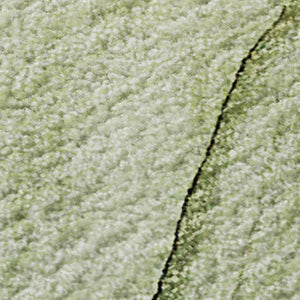 HomeRoots 5' X 8' Green And Ivory Abstract Area Rug - Washable, Stain-Resistant, UV Protected for Modern Homes 646628
