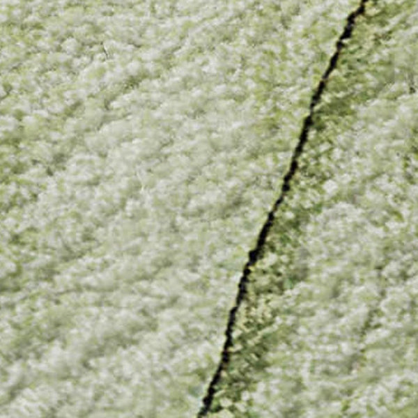 HomeRoots 8' X 10' Washable Area Rug in Green and Ivory - Durable, UV-Protected, Modern Abstract Design for Homes 646630