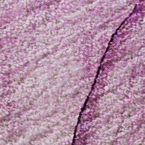 HomeRoots 5' X 8' Pink and Ivory Abstract Area Rug - Washable, UV-Protected, Stylish & Durable for Any Space 646640