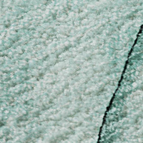 HomeRoots 5' X 8' Teal and Ivory Abstract Area Rug - Durable, Washable, UV Protected for Modern Living Spaces 646652