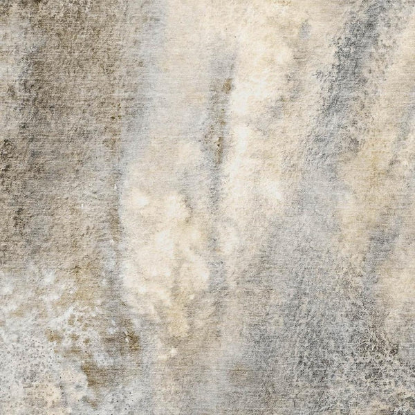 HomeRoots 8' X 10' Beige & Ivory Abstract Area Rug – Washable, Stain Resistant, UV Protected for Modern Homes 646766