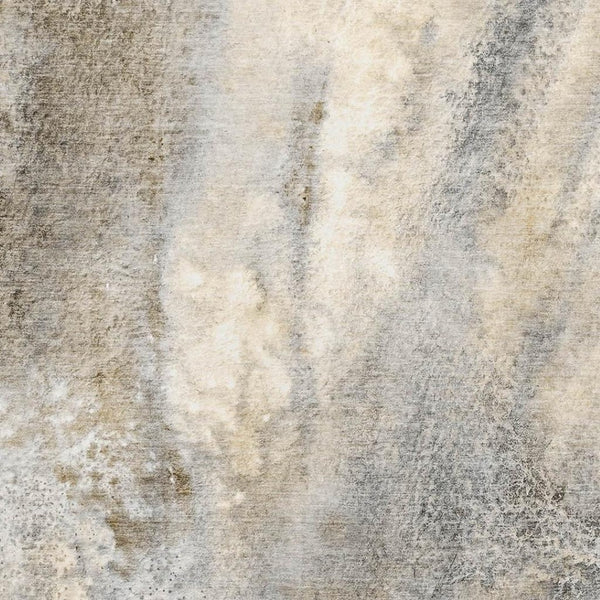 HomeRoots 8' X 10' Beige & Ivory Abstract Area Rug – Washable, Stain Resistant, UV Protected for Modern Homes 646766