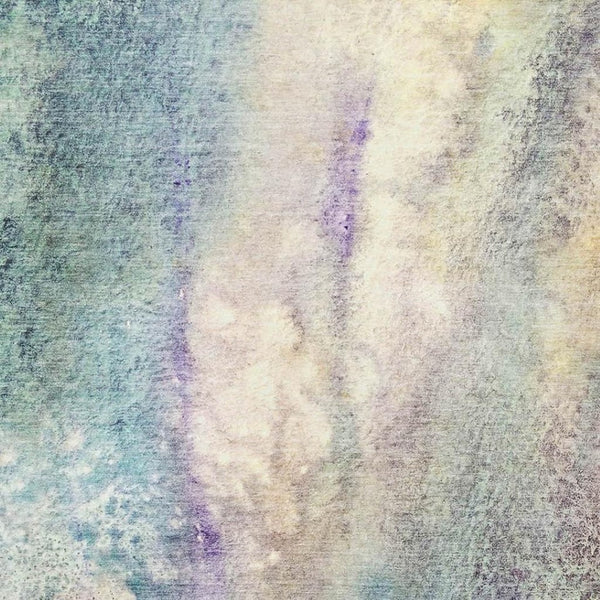 HomeRoots 8' X 10' Vibrant Blue Purple Ivory Abstract Washable Area Rug with UV Protection for Active Homes 646772