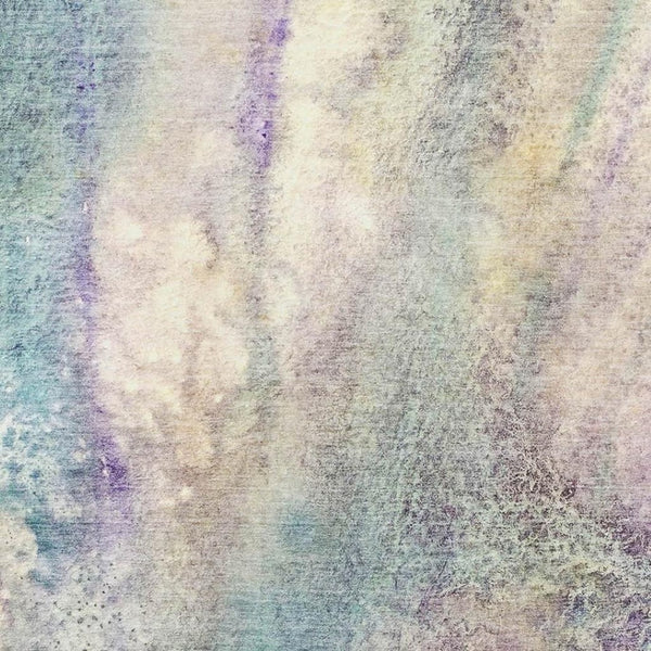 HomeRoots 9' X 12' Abstract Area Rug in Blue, Purple & Ivory – Washable, Stain-Resistant, UV Protected Design 646773