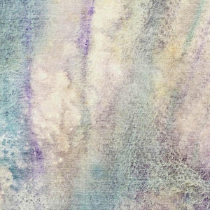 HomeRoots 9' X 12' Abstract Area Rug in Blue, Purple & Ivory – Washable, Stain-Resistant, UV Protected Design 646773