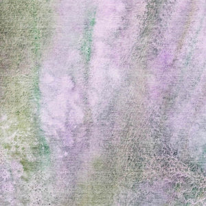 HomeRoots 8' X 10' Vibrant Purple and Green Abstract Washable Area Rug with Stain & UV Protection Features 646802
