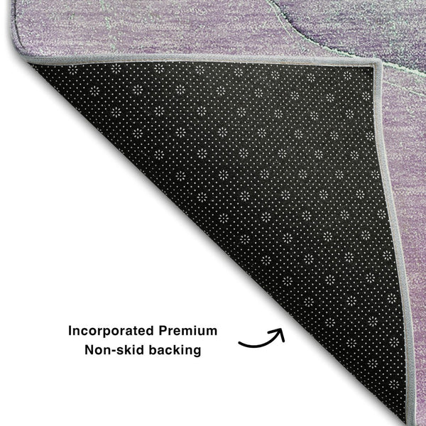 HomeRoots 9' X 12' Fern Green and Ivory Abstract Area Rug - Stylish, Durable, UV Protected for Busy Homes 646893