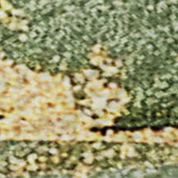 HomeRoots 8' X 10' Green and Ivory Abstract Washable Area Rug - Durable, Stylish, UV-Protected for Homes! 646904