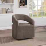 OSP Home Furnishings Devin Swivel Chair Charcoal