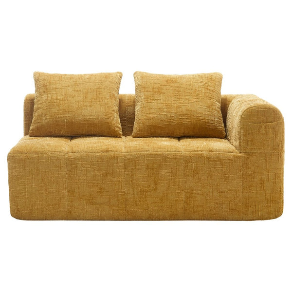 English Elm United Chenille Loveseat Sofa - Cozy Modular Sleeper For Small Spaces, Modern Comfort & Style W1568P255142-GIGA