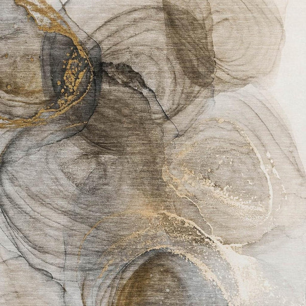 HomeRoots 5' X 8' Brown and Ivory Abstract Area Rug - Stylish, Stain Resistant & UV Protected for Busy Homes 647022