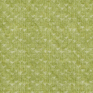 HomeRoots 10' X 14' Fern Green Geometric Area Rug - Washable, Stain Resistant & UV Protected for Busy Homes 647056