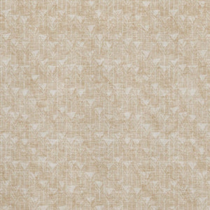 HomeRoots 9' X 12' Modern Beige & Ivory Geometric Washable Area Rug – Stain Resistant & UV Protected Design 647061