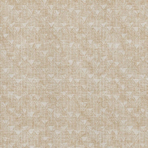 HomeRoots 10' Beige and Ivory Geometric Area Rug - Washable, UV Resistant, Perfect for High-Traffic Spaces! 647062