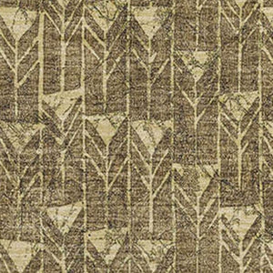HomeRoots 5' Brown and Ivory Geometric Area Rug - Washable, UV Protected, Durable for Busy Homes & Stylish Decor 647070