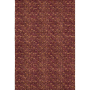HomeRoots 8' X 10' Burgundy & Brown Geometric Area Rug - Washable, UV Protected, Stylish & Durable Floor Covering 647078
