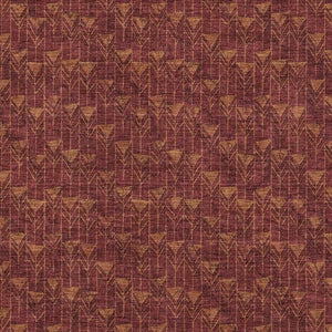 HomeRoots 8' X 10' Burgundy & Brown Geometric Area Rug - Washable, UV Protected, Stylish & Durable Floor Covering 647078