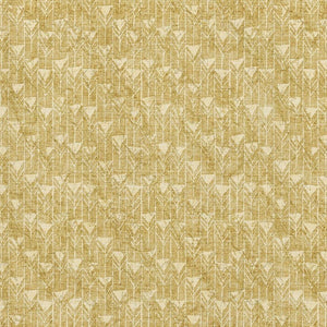 HomeRoots 8' X 10' Gold and Ivory Geometric Area Rug – Stylish, Washable, and UV-Protected for Modern Spaces 647084