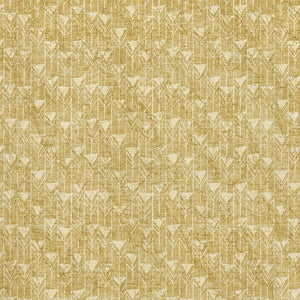 HomeRoots 9' X 12' Gold and Ivory Geometric Area Rug - Washable, UV-Protected, Durable Design for Family Life 647085
