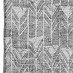 HomeRoots 5' X 8' Gray And Ivory Geometric Washable Area Rug - Durable, Stain Resistant, UV Protected Design 647088